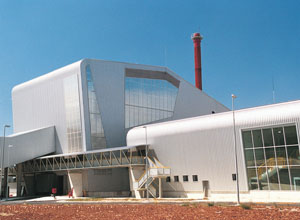 Архитектурное решение здания газовой электростанции в Испании 