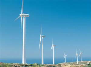 Ветровые электростанции в Греции 9х850 kW 
